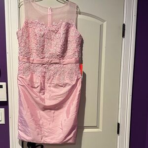 JJs House Pink Lace Dress